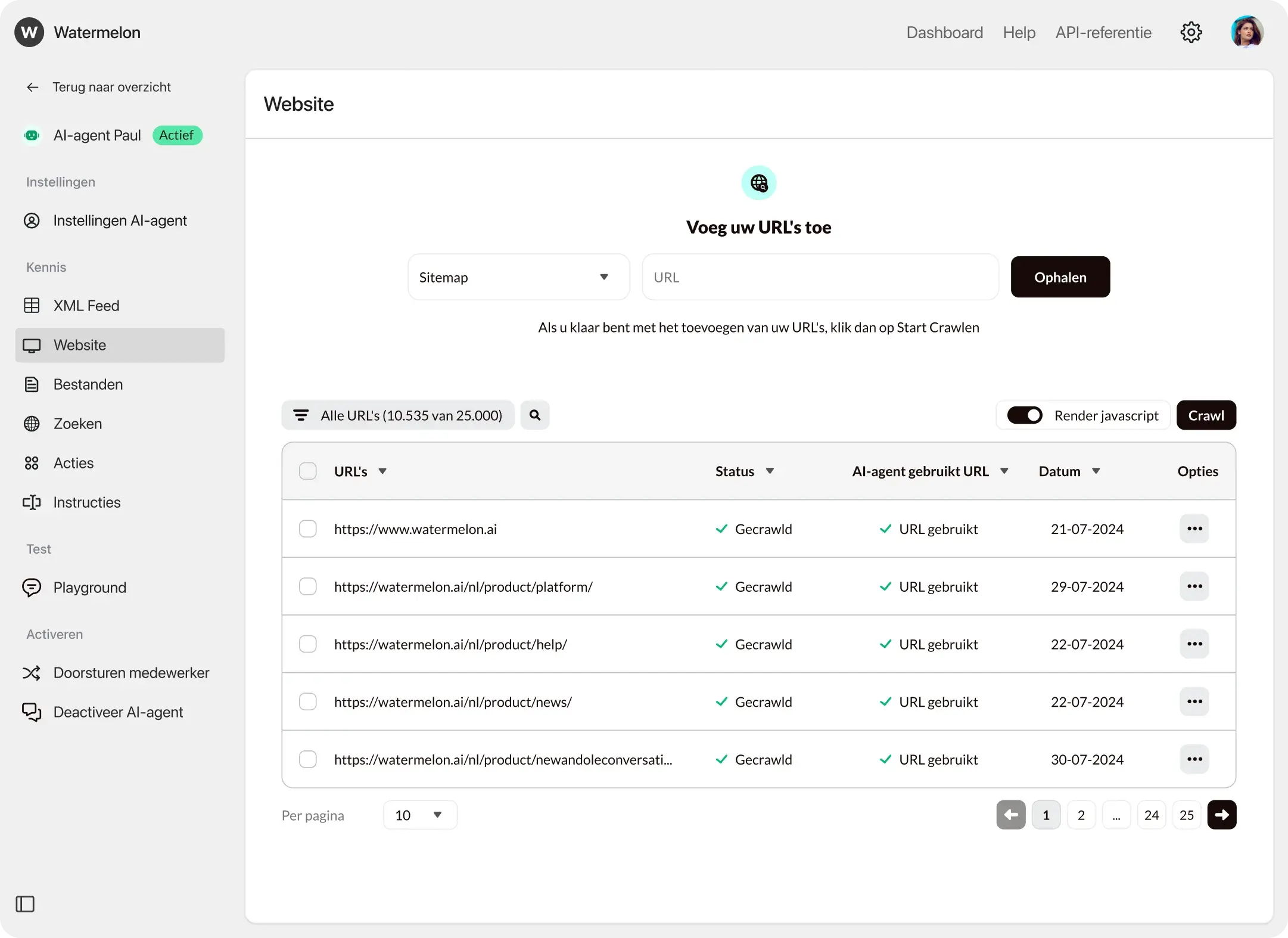AI chatbot voor sales support builder